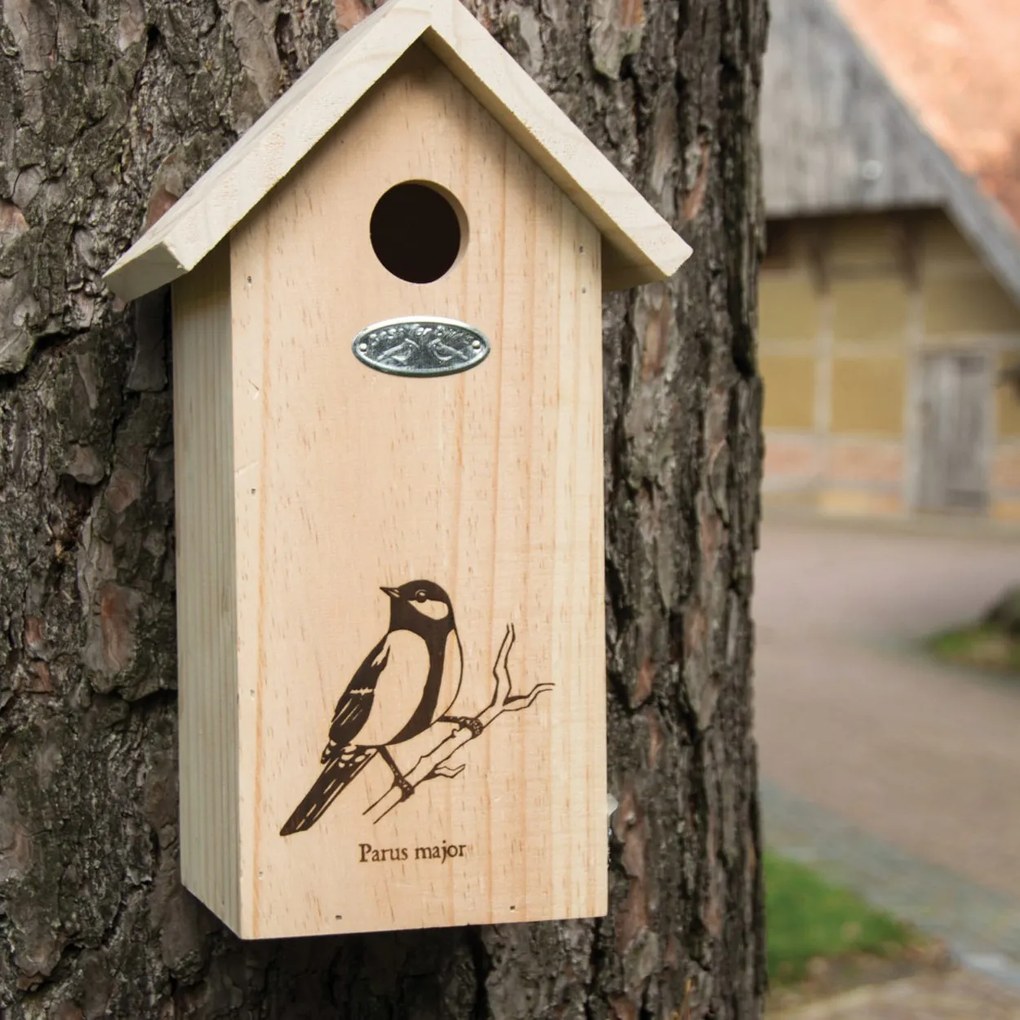 Vtáčia búdka Simple2, 30x17x14 cm, drevo, hnedá