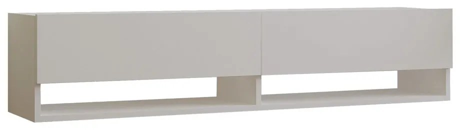 Biely TV stolík 141x31x30 cm Arges – Kalune Design