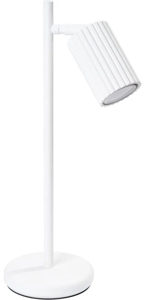 Sollux SL.1548 - Stolná lampa KARBON 1xGU10/10W/230V biela