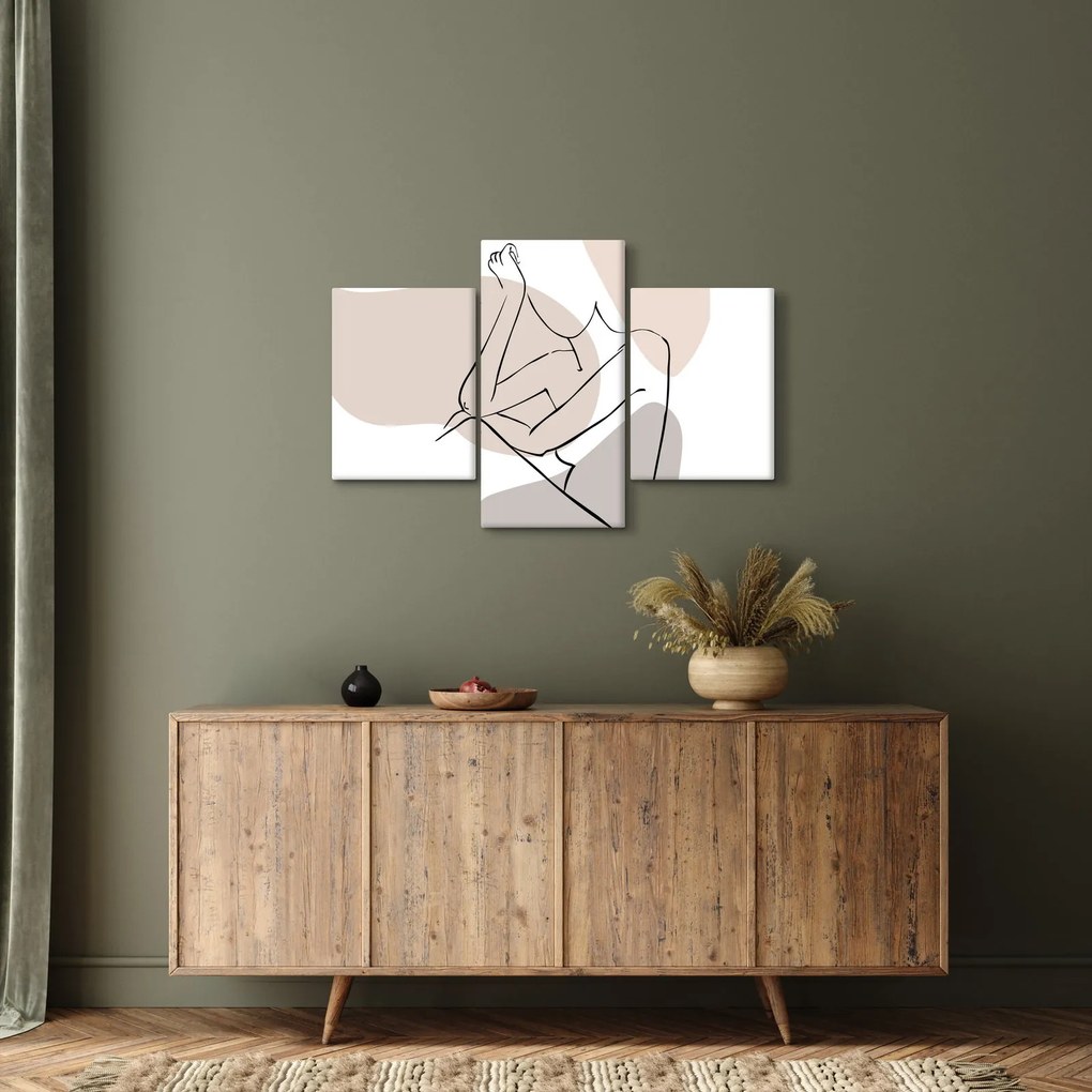 Obraz - Woman body line art N⁰1 (90x60 cm)