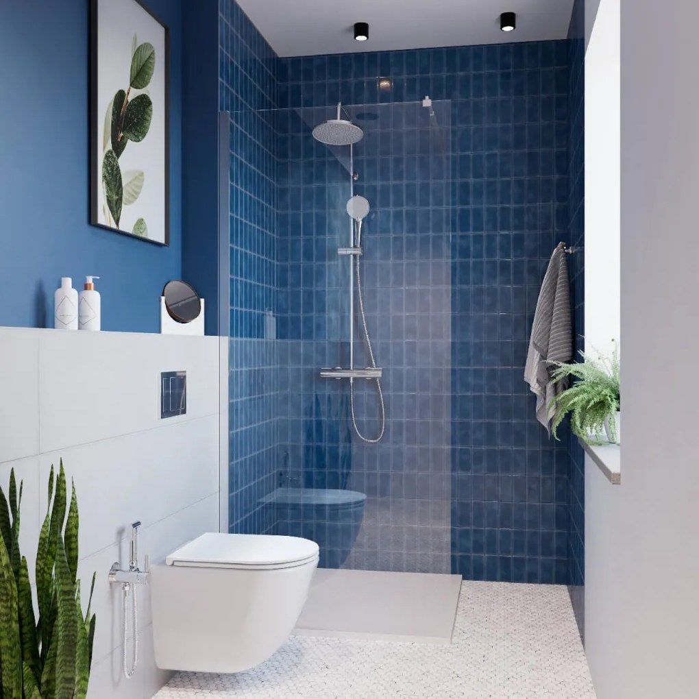 Invena Volos, sprchová sada s termostatickou batériou, chrómová, INV-AU-37-T01-V