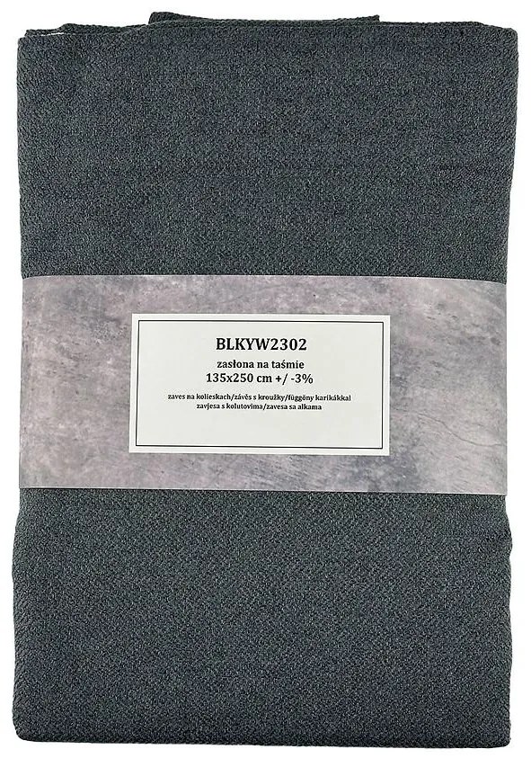 Záves na páske  BLKYW2304/4 135x250