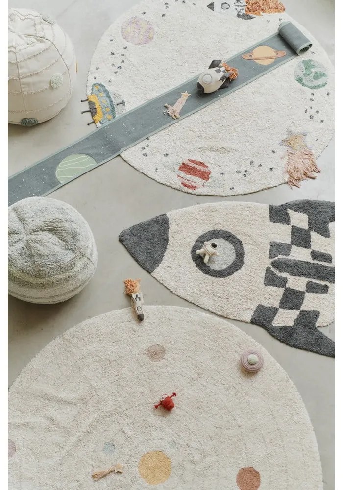 Bavlnený detský hrací koberec 85x135 cm Rocket – Lorena Canals