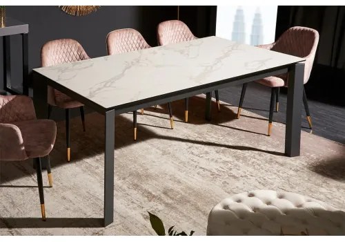 Rozkladací jedálenský stôl 41453 180/240 x 95cm White Ceramik  - Komfort-nábytok
