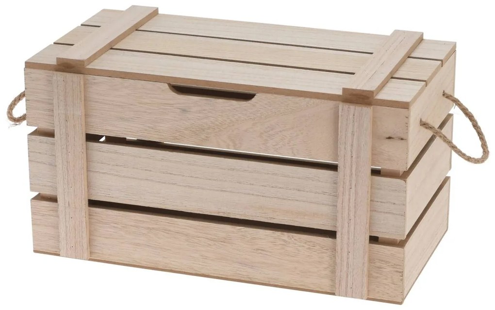 Úložný box Smart, 19x19x36 cm, drevo