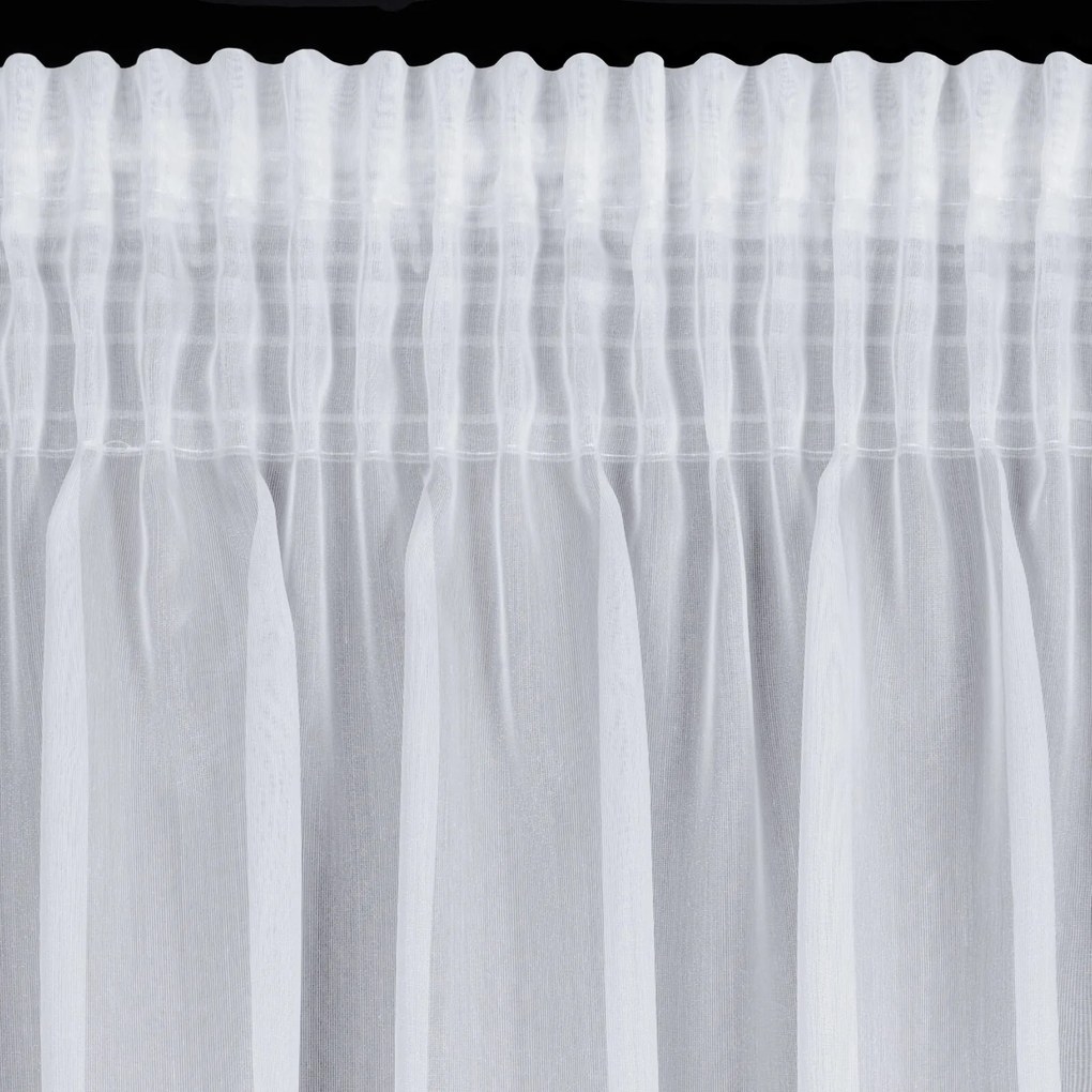 ZÁCLONA NA PÁSKE MIREA 350X150 CM BIELA