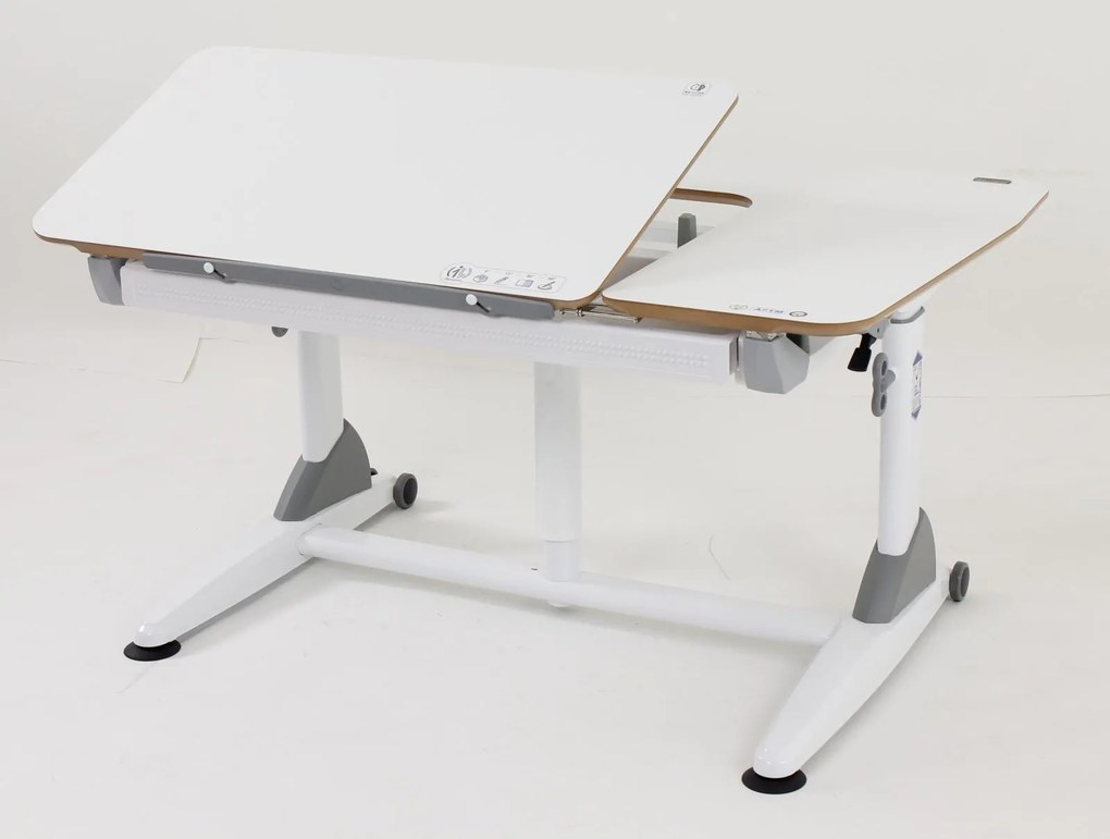 AMADEUS - AMADEUS Detský rastúci stôl ROLAND V biely