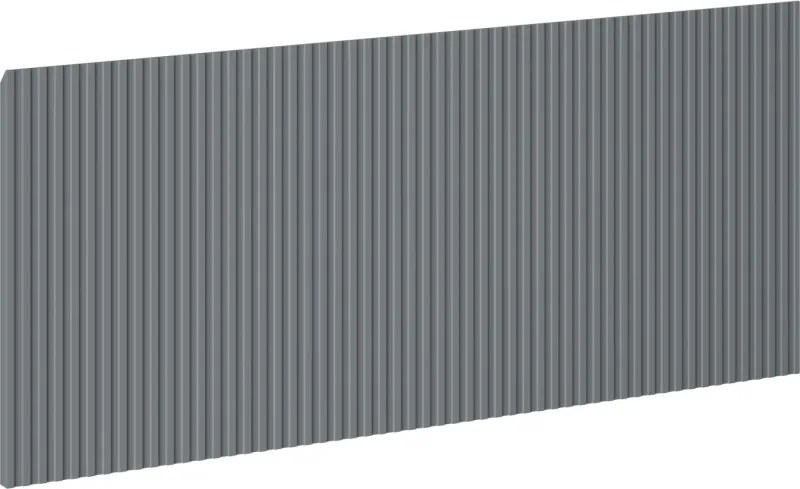 Mexen Mexen, Rýhované čelo pre korpus kúpeľňovej skrinky 80 x 43,5 cm, grafitová matná, 91A20-0800-470-1-66