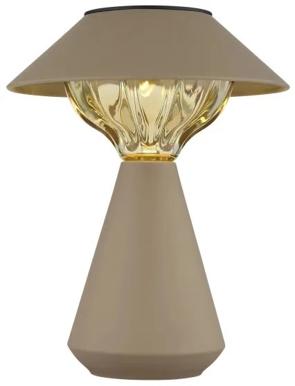 Globo 36639S - LED Solárna lampa 10xLED/0,06W/1,2V IP44 hnedá