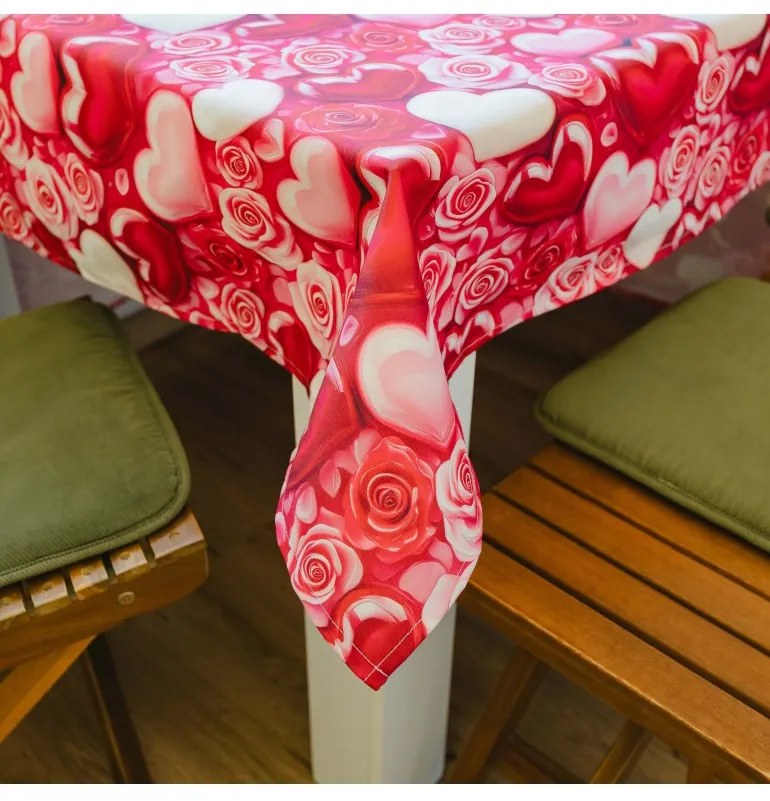 Obrus na stôl Lovelin EMI, priemer 150 cm okrúhly