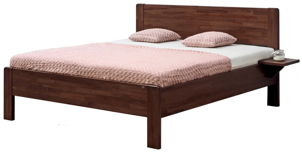 BMB SOFI XL - masívna dubová posteľ 140 x 200 cm, dub masív