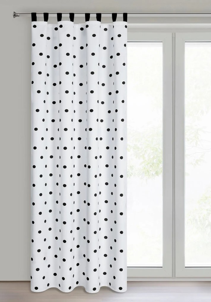 ZATEMŇOVACÍ ZÁVES NA PÚTKACH BUSA 140X270 CM VZOROVANÁ