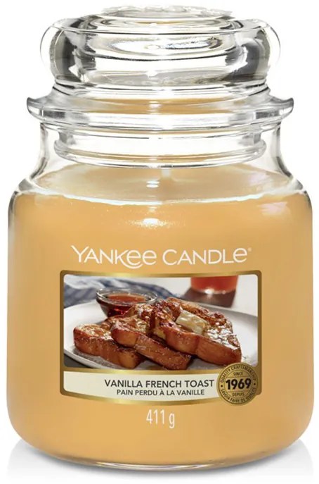 Yankee Candle vonná sviečka Vanilla French Toast Classic stredná