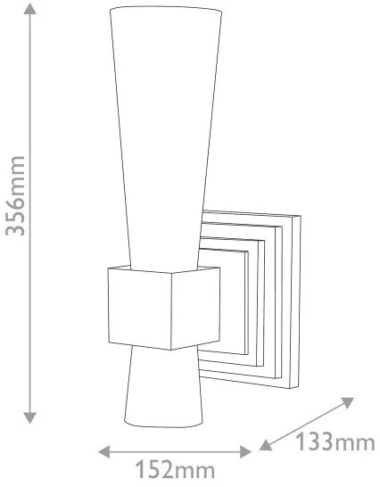 Elstead KRISTY-1WB-DG-OPAL - Nástenné svietidlo KRISTY 1xE27/40W/230V zlatá