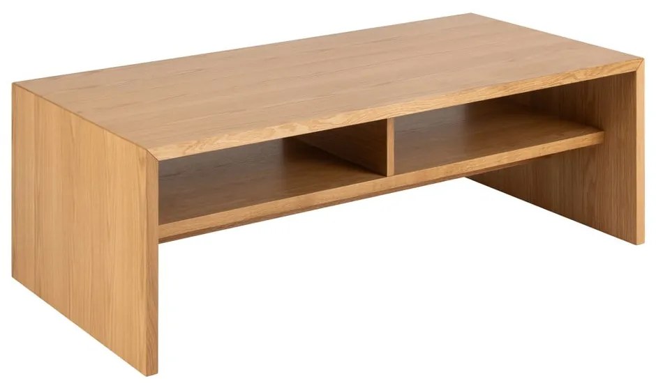 Konferenčný stolík v dekore duba v prírodnej farbe 60x120 cm Arlon – Actona