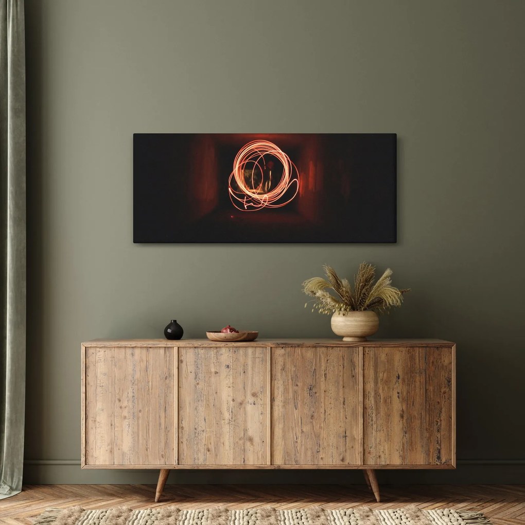 Obraz - čiary v tuneli (120x50 cm)