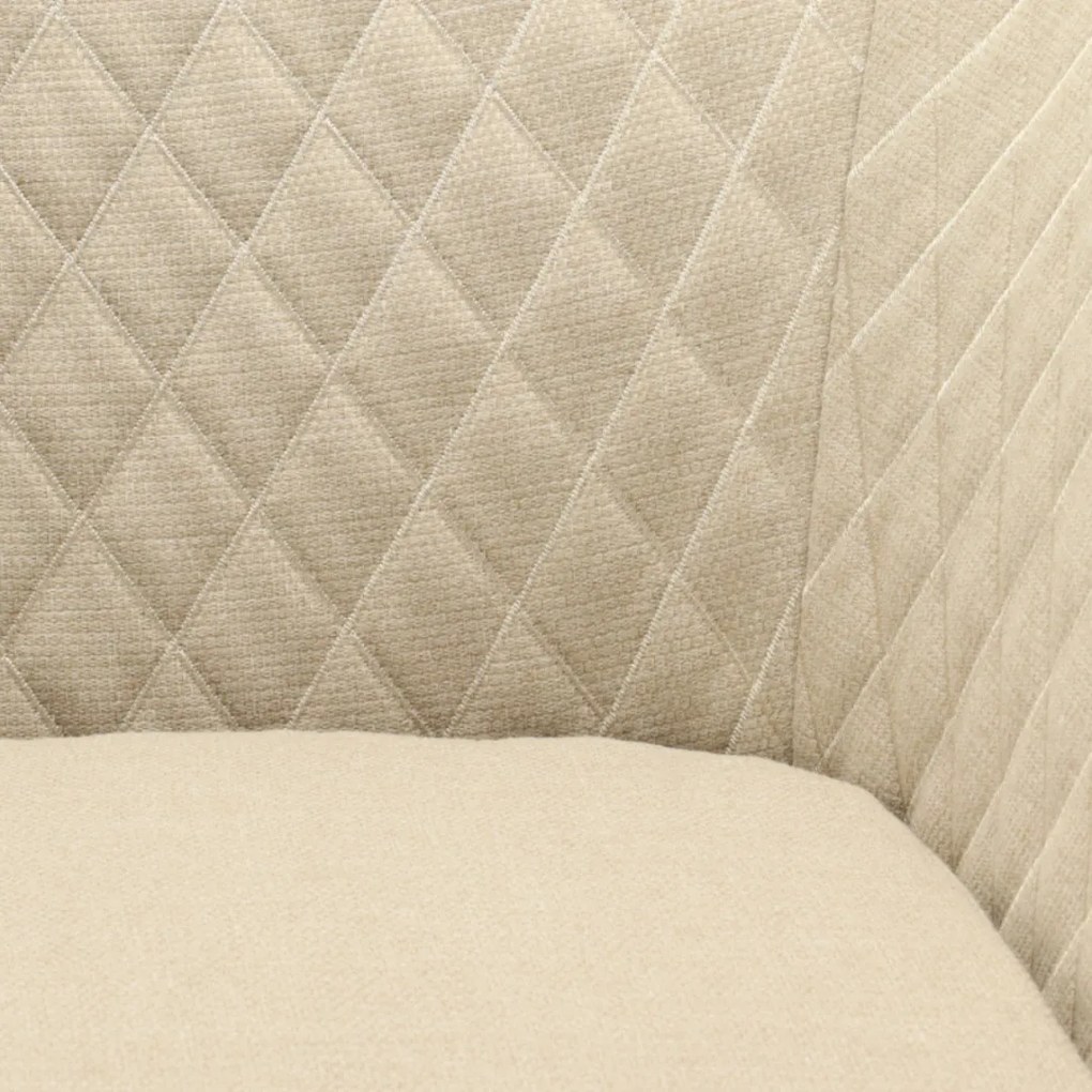 KORAT záhradná stolička s podrúčkami beige
