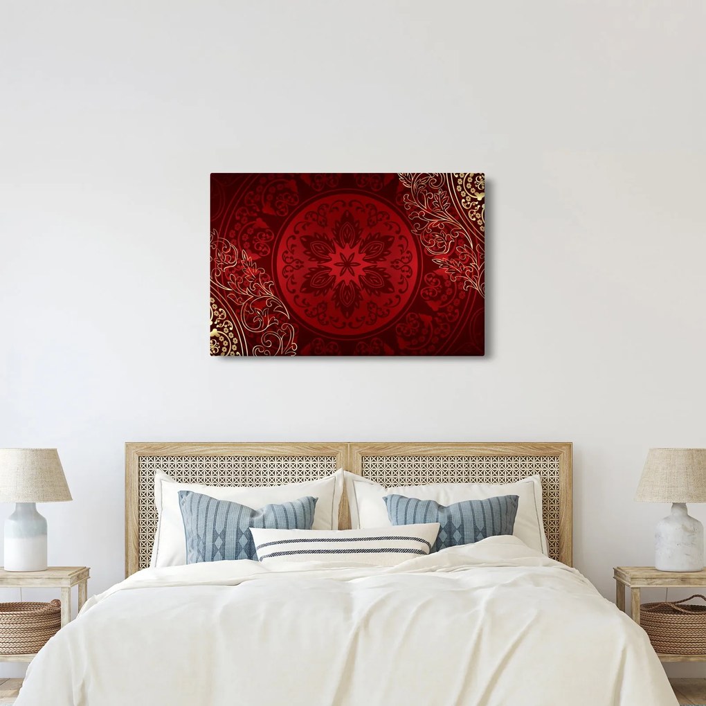 Obraz - Zlaté mandaly (90x60 cm)
