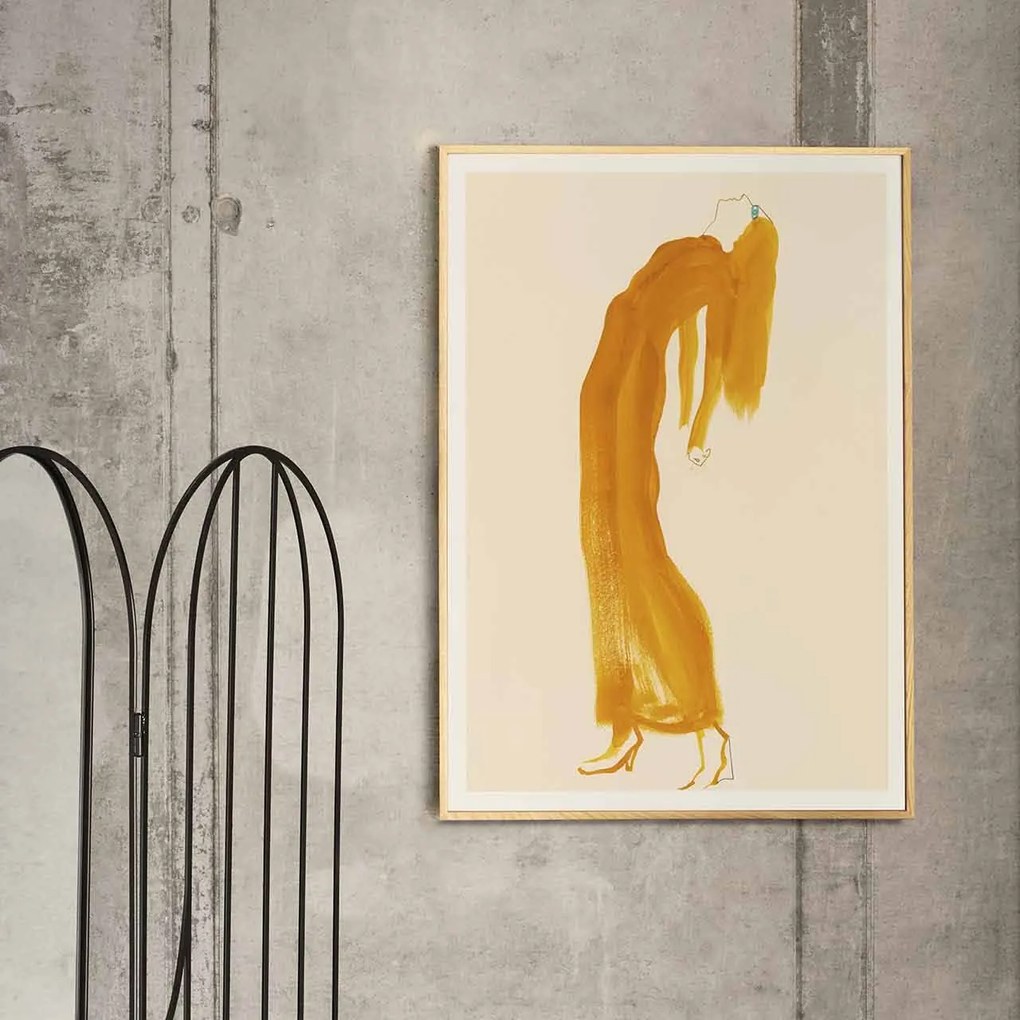 Plagát The Saffron Dress 30 × 40 cm 30 × 40 cm