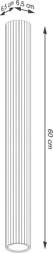 Taupe kovové bodové svietidlo Gleam – Sollux