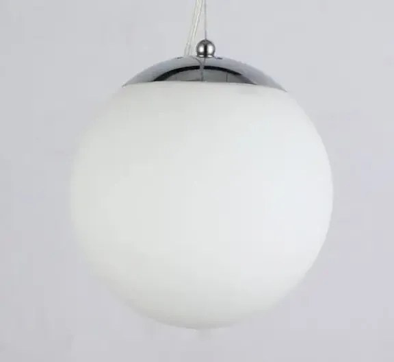 Kovový luster biele Ball 20