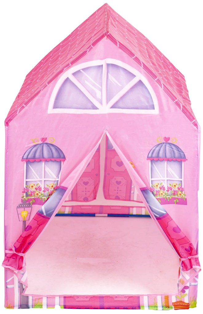 Ružový domček pre deti