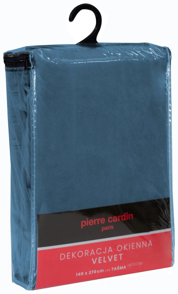 ZATEMŇOVACÍ ZÁVES NA PÁSKE PIERRE CARDIN SIBEL 140X270 CM MODRÁ