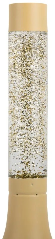 Svetložltá stolová lampa so skleneným tienidlom (výška 37,5 cm) Astro Glittler – Leitmotiv