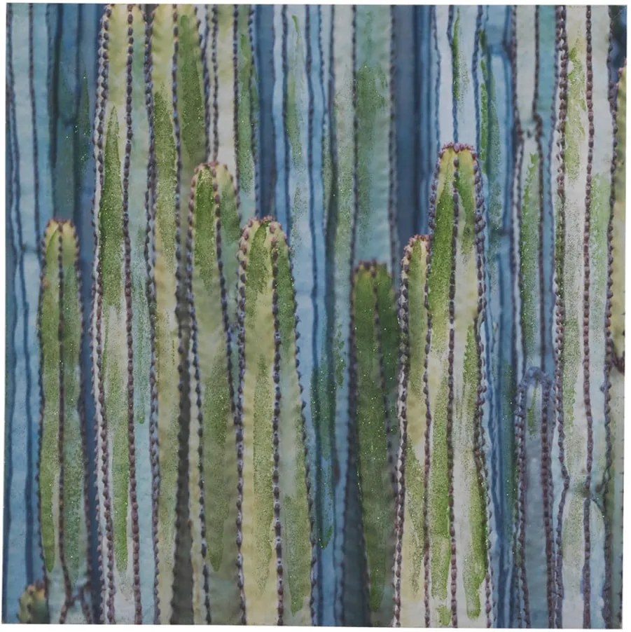 Nástenný obraz na plátne Geese Modern Style Cactus Dos, 70 × 70 cm