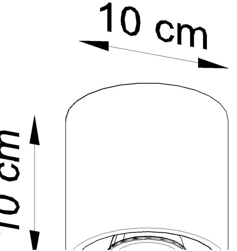 Čierne stropné svietidlo Sollux Roda
