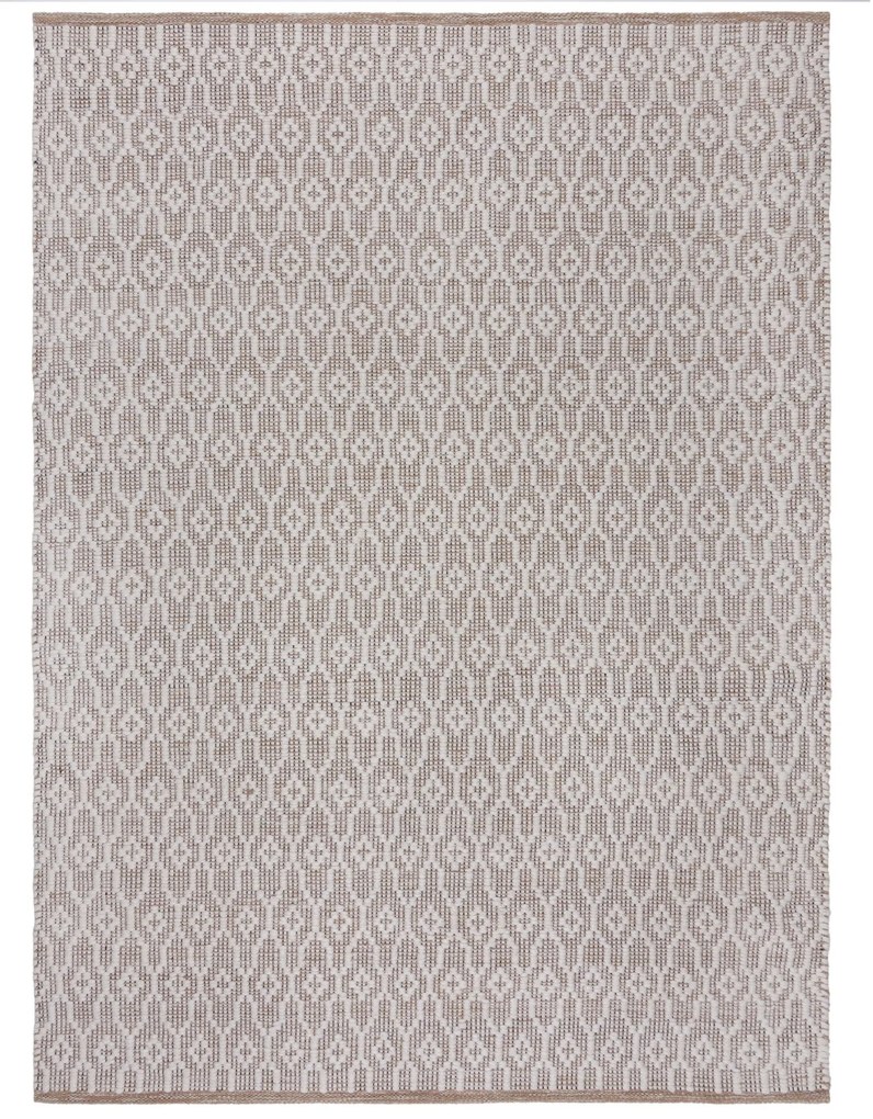 Flair Rugs, Ručne tkaný kusový koberec Nur Wool Dream Natural, 160x230, béžová, obývacia izba