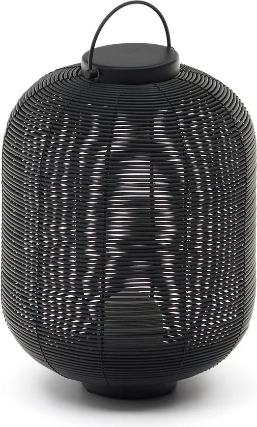 Čierna LED stmievateľná stolová lampa (výška 37 cm) Saranella – Kave Home