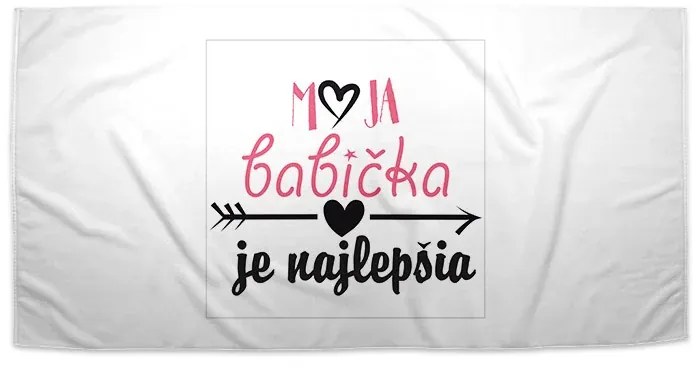 Sablio Uterák Moja babička je najlepšia - 70x140 cm