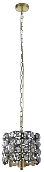 Searchlight 59811-2BSB - Luster na reťazi IRIS 2xE14/60W/230V mosadz