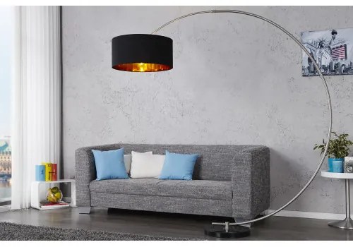 Stojaca lampa 5758 Polkruh Čierna  - Komfort-nábytok