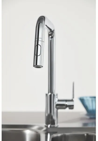 GROHE 30631000 - Drezová batéria QUICKFIX START 362 mm lesklý chróm