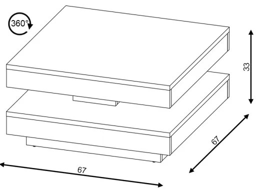 Konferenčný stôl TIMO biely