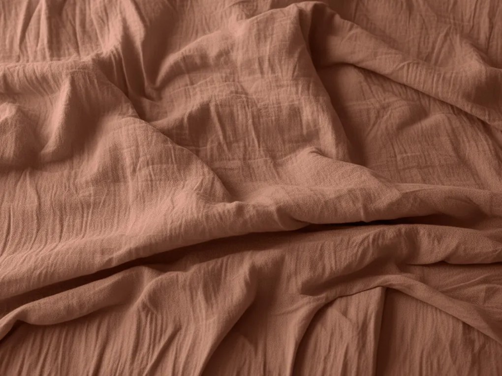 Mušelínové obliečky MUSSARI svetlohnedé Rozmer obliečky: 70 x 90 cm | 140 x 220 cm