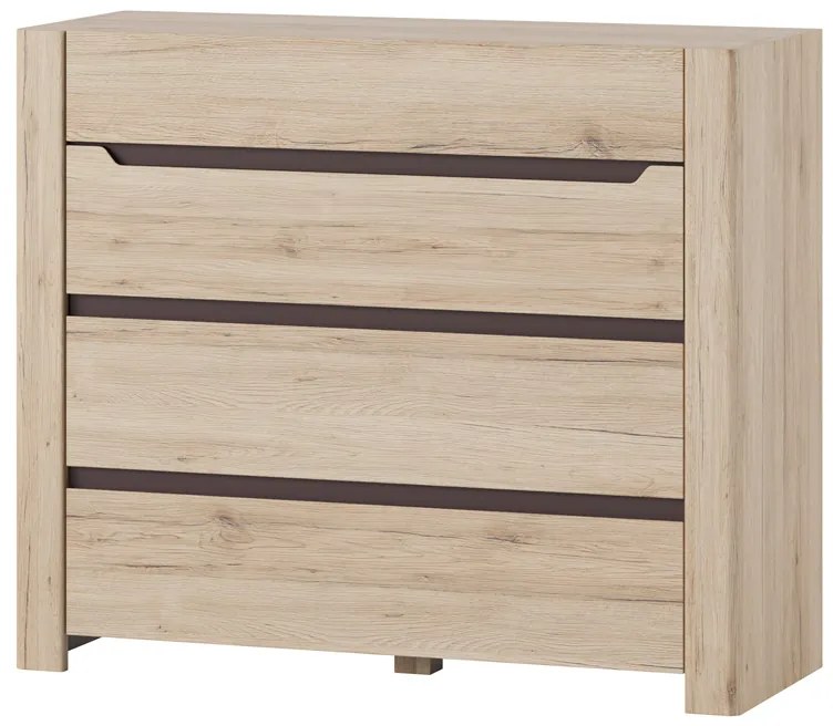 DESIRE 11 zásuvková komoda, dub san remo