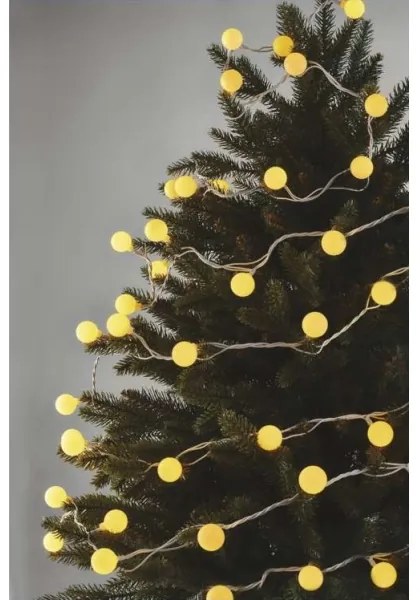 LED Vianočná vonkajšia reťaz 40xLED/9m IP44 teplá biela