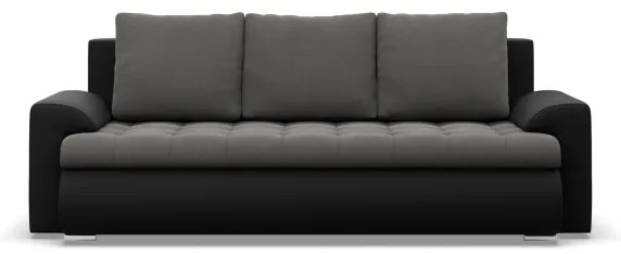 Trojmiestna rozkladacia sedačka FORESTA tmavosivá / čierna