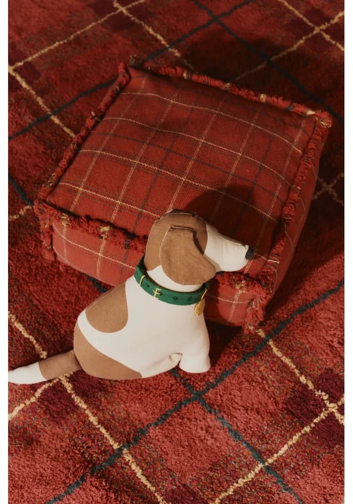 Červený detský sedací vak Mapple Red – Lorena Canals