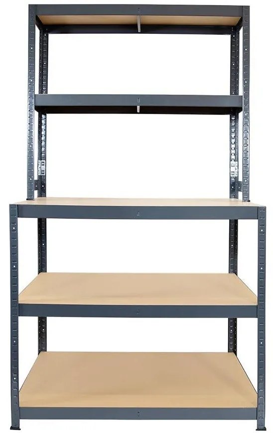 Regál kovový skladovací R200 Multi 180x100x30 - 100/200 kg