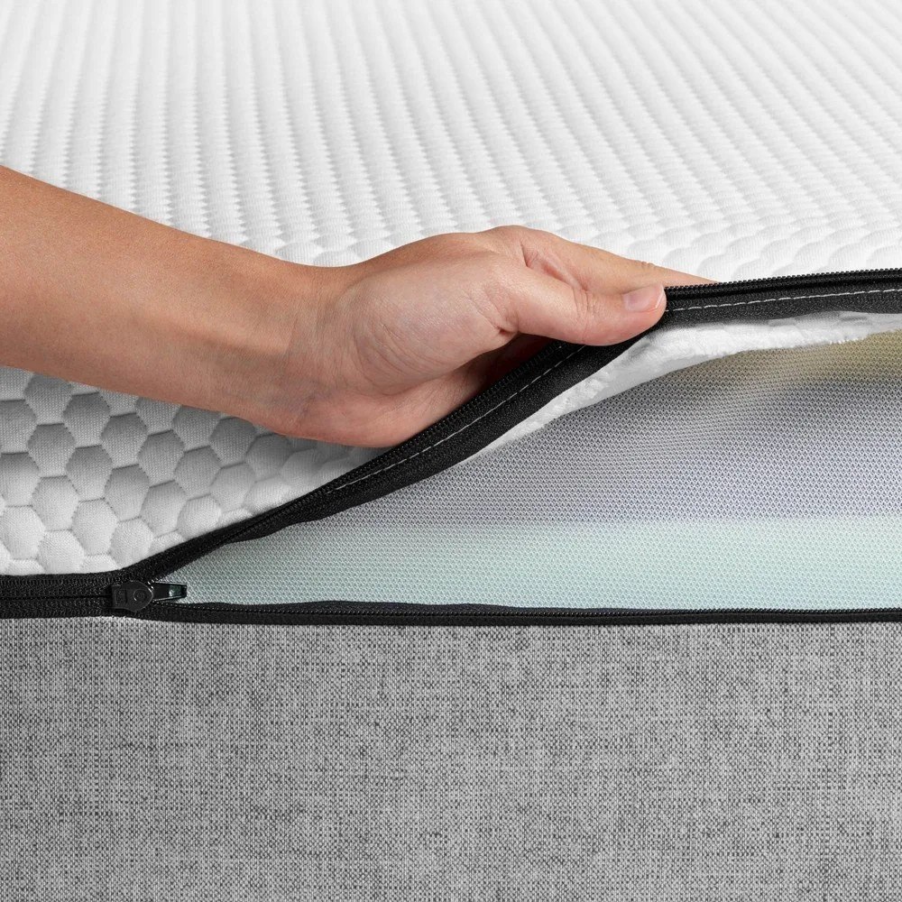 Stredne tvrdý penový matrac Kave Home Eva, 140 x 190 cm