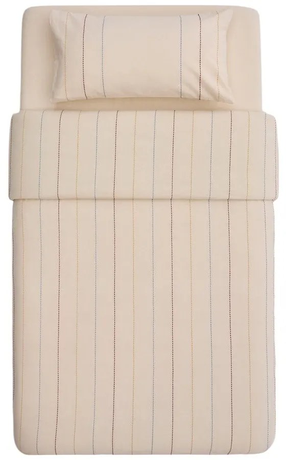 Béžové detské obliečky do postieľky z Bio bavlny s plachtou 110x180 cm Indani – Kave Home