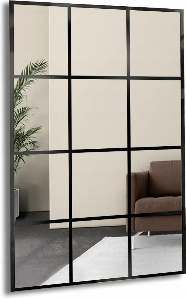 Zrkadlo loft s špárami 12 Kwater 161x214