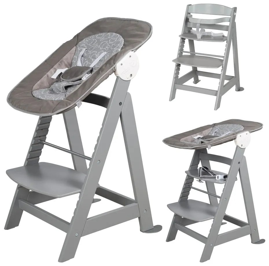 Taupe jedálenská stolička Miffy – Roba