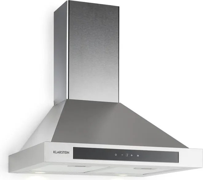 Klarstein Zelda, digestor, 60 cm, nástenný, 620 m³/h, LED, dotykové ovládanie, časovač, nehrdzavejúca oceľ