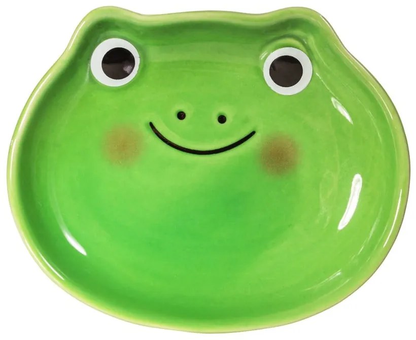 Kameninová dekoratívna tácka 9x7,5 cm Frog – Sass &amp; Belle