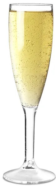 BB Plastics 12x Elite premium polykarbonátový pohár na šampanské 200ml